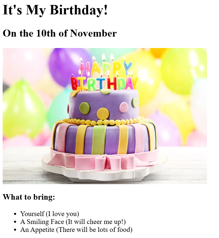 Bhavin's Birthday Invite